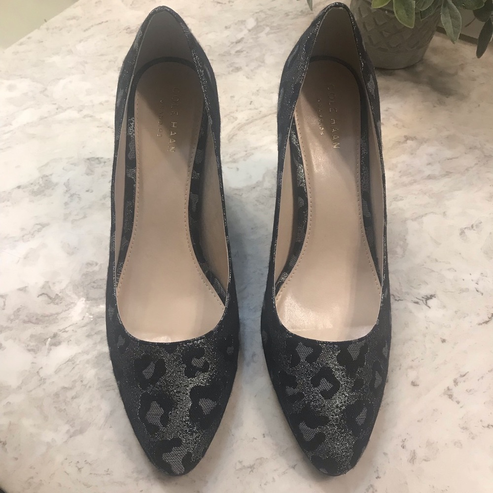 Cole Haan leopard heels